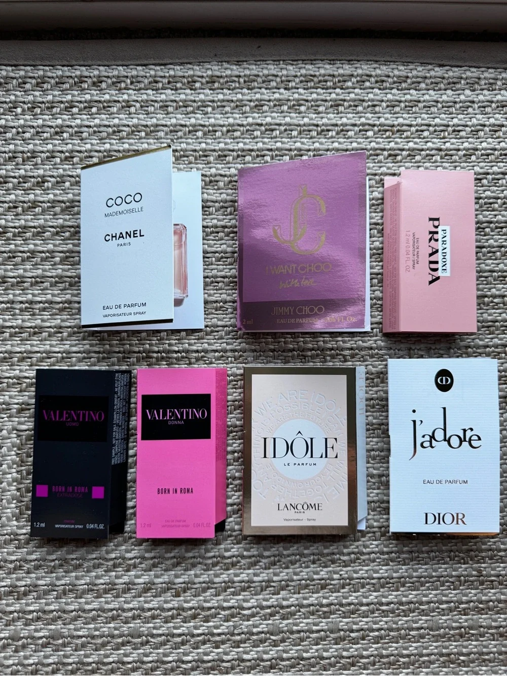 Lot of 7 Designer Fragrance Premium Brand Samples